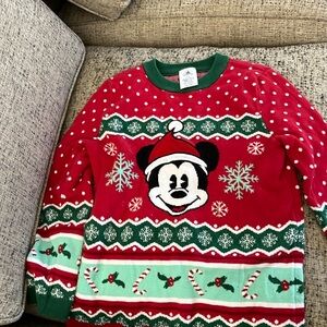 Children’s Authentic Disney Mickey Mouse Christmas Sweater